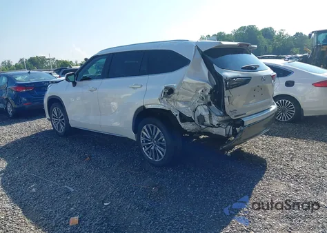 2025 Toyota Highlander Hybrid Limited 25Th Edition из США, поврежденный, VIN 5TDKBRCH0SS664727